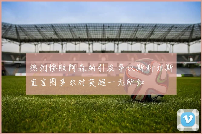 热刺惨败阿森纳引发争议斯科尔斯直言图多尔对英超一无所知